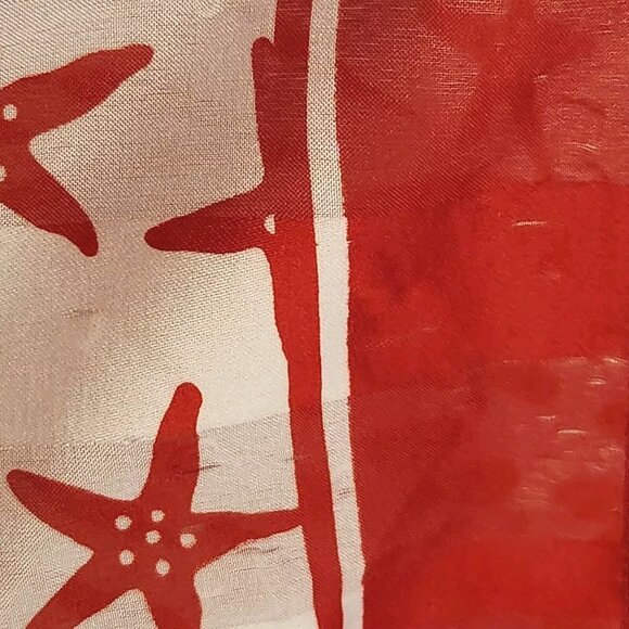 Vintage Symphony Scarf Italy 34"x35" Retro Shawl Wrap Sarong Nautical Coastal - Picture 10 of 12